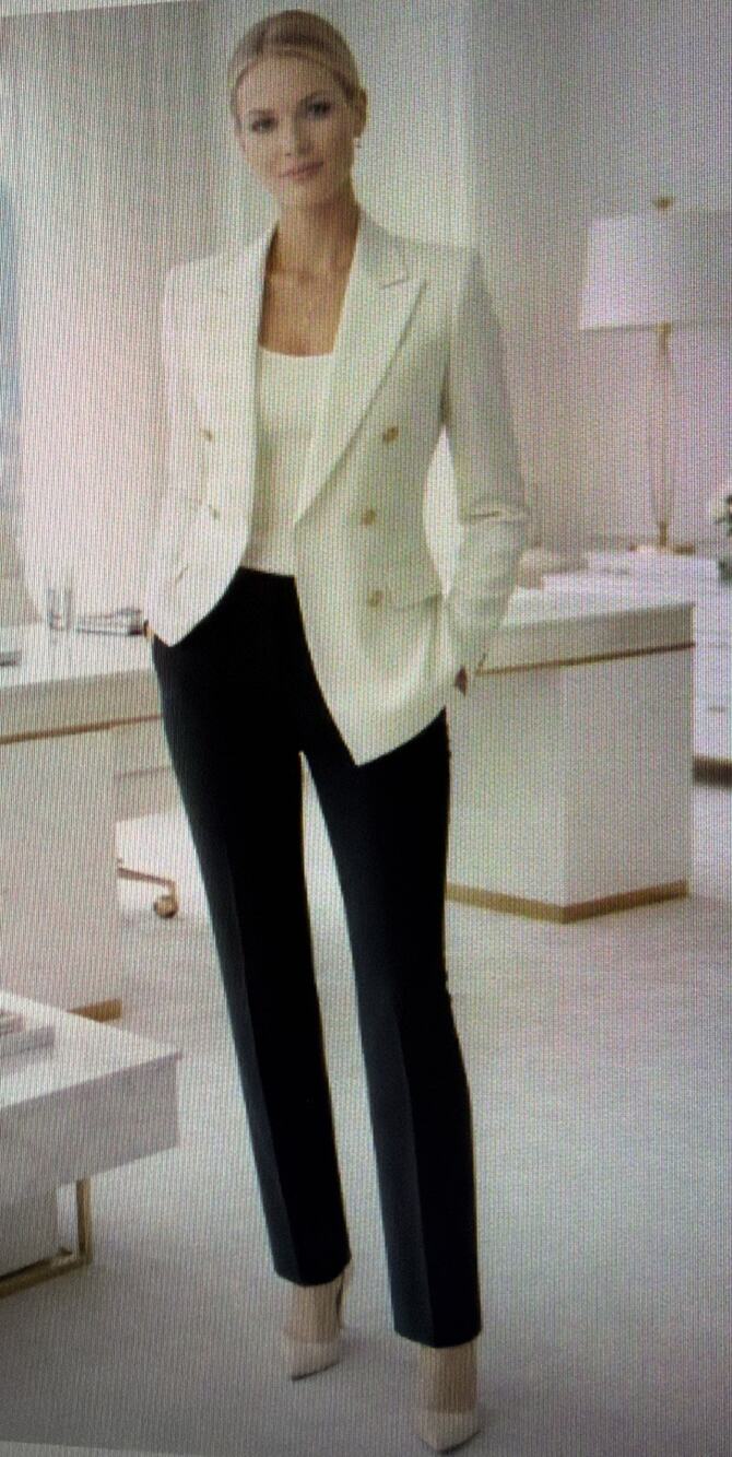 Chico's 0 US 4 small Dress Pants Socialite Quiet Luxury Straight Career business